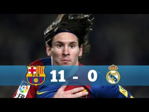 Barcelona VS Real Madrid 11-0 