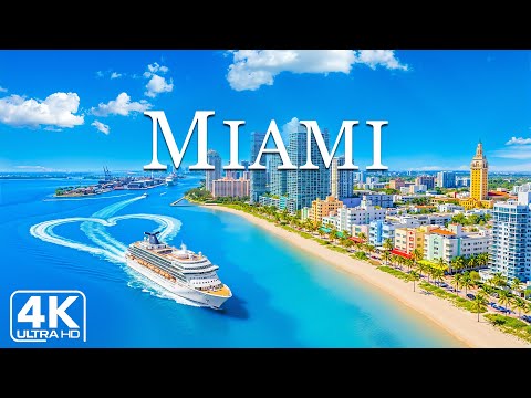 MIAMI 4K DRONE FOOTAGE | Iconic Skyline, Crystal Beaches & Vibrant City Energy