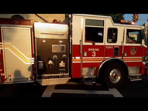 Mount Vernon E-3 L-2 & 1 clearing from the van fire 7-11-19