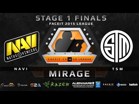 NaVi vs TSM - Map 3 - Mirage (FACEIT 2015 League Stage 1 Finals)