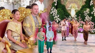 Khmer Wedding Ceremony filled with joy and blessings 💖🎉 #KhmerCulture #WeddingVibes