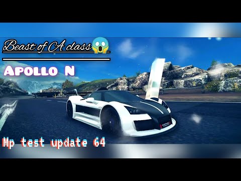 Asphalt 8 | Beast car of A class😱. Apollo N mp test update 64