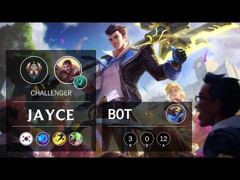 Jayce Bot vs Ezreal - KR Challenger Patch 9.22