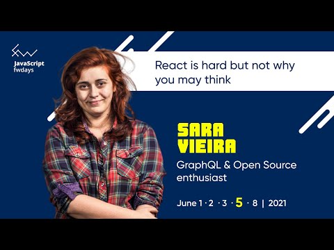 React is hard but not why you may think [eng] / Sara Vieira