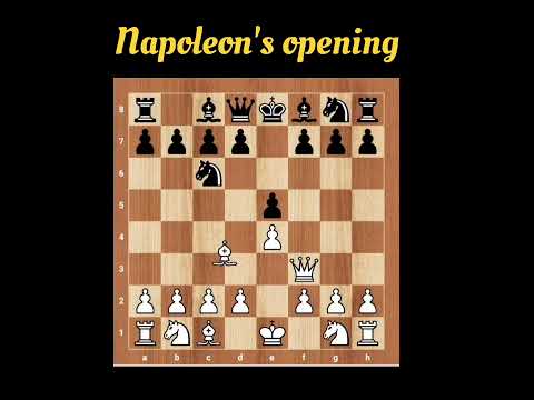 Napoleon's opening: stunning chess trap