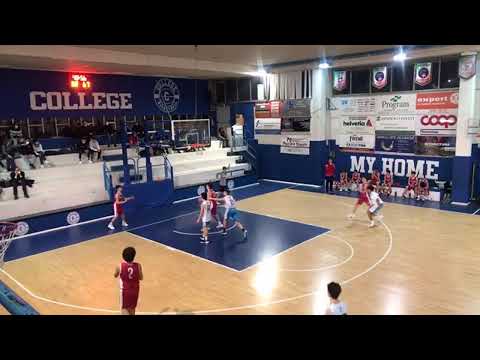Under 14 gold College Basketball vs Novara Basket