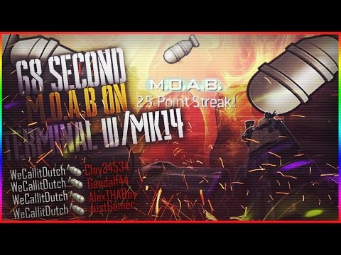 *SOLO* 68 Second MK14 Moab on Terminal! - CoD: MW3