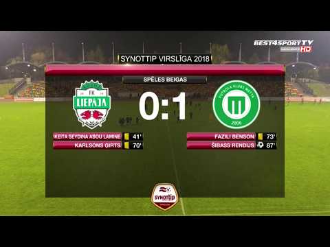 FK LIepāja/Mogo - FK Metta/LU 0:1 labākie momenti (20. okt.)