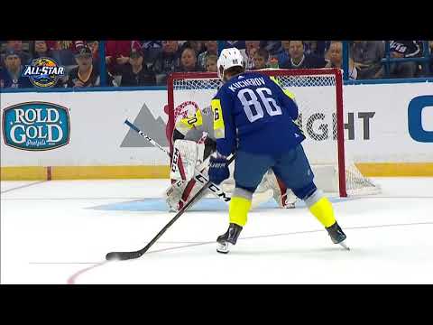 Nikita Kucherov Scores Amazing Hat Trick Breakaway Goal - NHL 2018 All Star Game