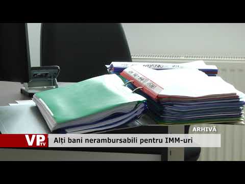 Alți bani nerambursabili pentru IMM-uri