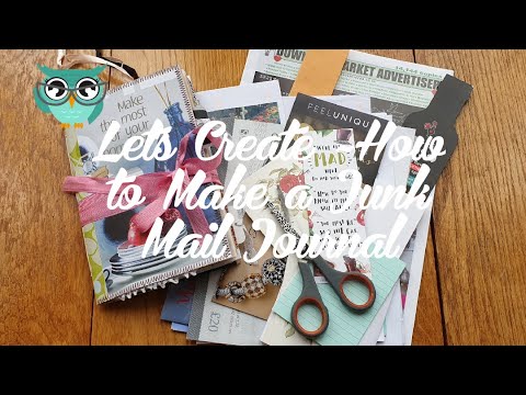 Let's Create ~ How to Make a Junk Mail Journal Part 1