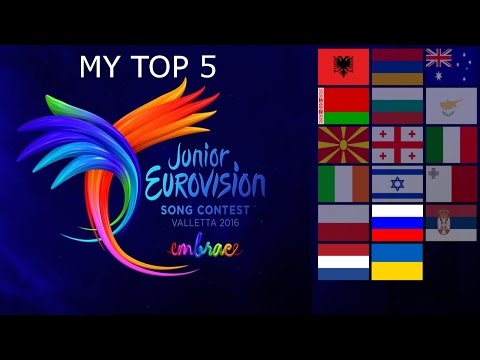 Junior Eurovision 2016 - My Top 5