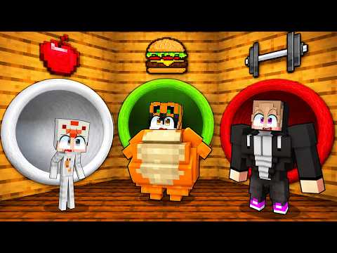 JANGAN SALAH PILIH TEROWONGAN GENDUT VS KURUS VS BEROTOT DI MINECRAFT!!