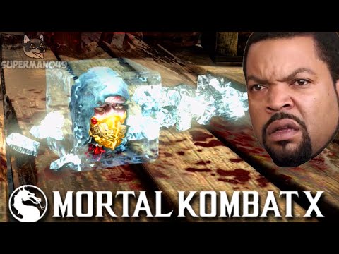 ICE CUBE BRUTALITY ON SCORPION! - Mortal Kombat X: "Sub-Zero" Gameplay