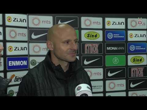 Izjava posle meča FK Partizan - FK Novi Pazar - Igor Duljaj