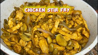 Chicken and Mushroom Stir Fry