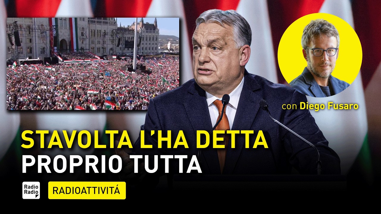 Orban ha lanciato un messaggio chiarissimo all'Unione Europea sulla guerra