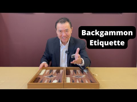 Backgammon: The Game & Etiquette | APWASI | Etiquette | Dr. Clinton Lee