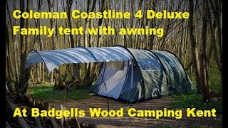 Badgells Wood - Coleman Coastline 4 Deluxe Tent