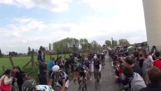 preview picture of video 'Paris-Roubaix 2014 - Kasseistrook 16 (Hornaing à Wandignies) - peloton'