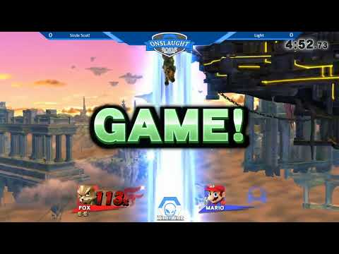 Onslaught 98 - Winner's Finals: Light (Fox) vs Sizzle | Scot! (Luigi)