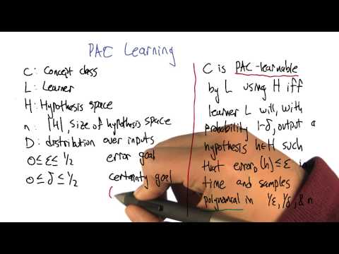 PAC Learning Georgia Tech Machine Learning