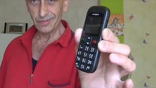 Functional check Mobile Phone for seniors.Swisstone BBM320C.