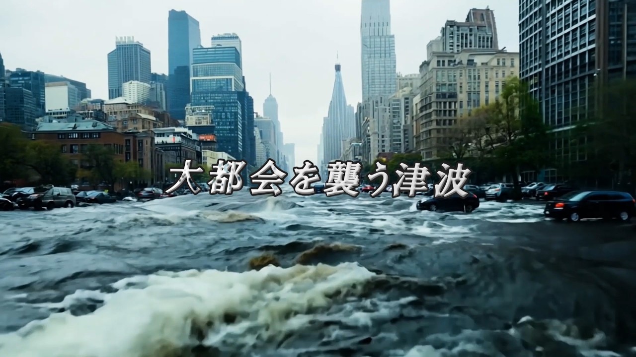 【大都会を襲う津波】史上最大の超巨大津波 激しいアクション音楽 BGM 🎈気分転換、ストレス解消