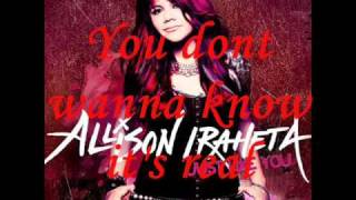 Allison Iraheta - You Don&#39;t Know Me - Lyrics