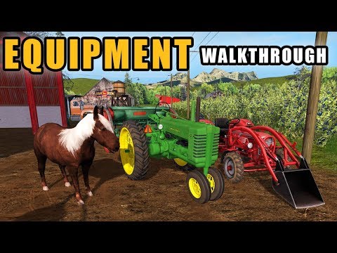 UNCOVERING GRANDPA'S EQUIPMENT | Farming Simulator 2017