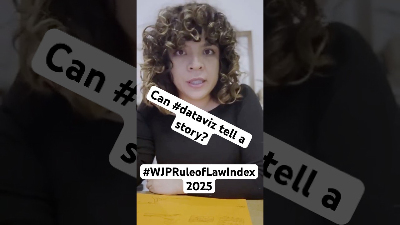 Can #dataviz tell a story? 🎨 #WJPRuleofLawIndex2025