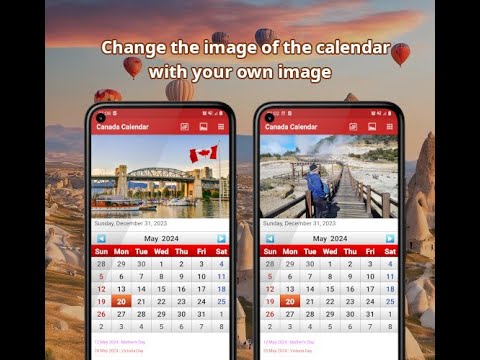 Canada Calendar 2024 Video