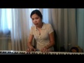 Қарлығаш/ Akbota singing "Karlygash" (Kazakh song) 