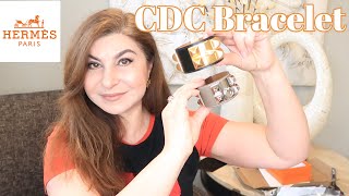 Hermes CDC Bracelet | Comparison between box and epsom leather gold and palladium hardware | OxanaLV