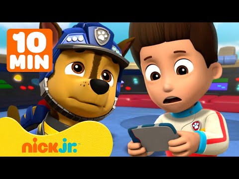 Paw Patrol | ¡Los problemas tecnológicos de PAW Patrol! Con Chase y Ryder 📱 10 minutos | Nick Jr.