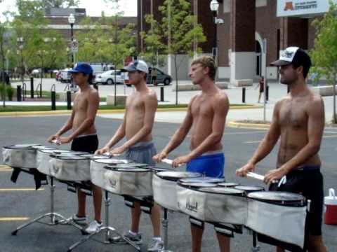 2010 Blue Devils Drumline - Double Beat Exercise