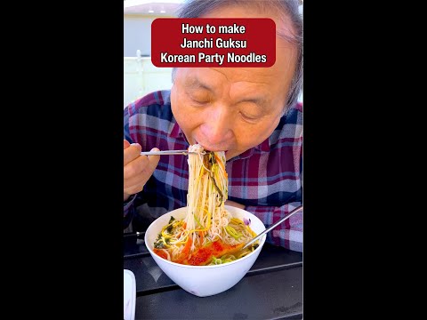 Korean Party Noodles with Chonggak (Bachelor) Kimchi (FULL VERSION)