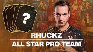 RHUCKZ reveals his ALL-STAR LEAGUE TEAM!