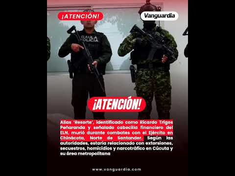 Dieron de baja a alias ‘Resorte’, señalado cabecilla financiero del ELN, en combates en Chinácota