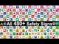 All 480 Safety And Public Signs With Their Meanings Health And Safety At Work