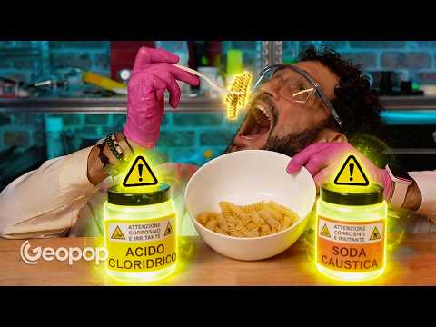 Cucino la pasta con acido cloridrico e soda caustica