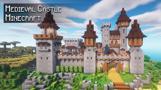 Minecraft: How to build a Medieval Castle |  Tutorial