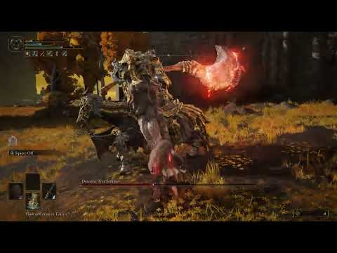 Elden Ring - Draconic Tree Sentinel vs Square Off + Storm Wall [Solo,RL1,NoDmg,v1.08.1]