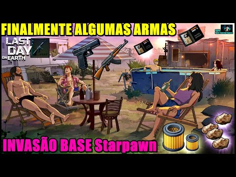 ●INVASÃO BASE Starpawn FINALMENTE ALGUMAS ARMAS 👁  Last Day On Earth