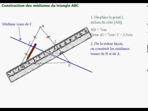 comment construire les 3 hauteurs d'un triangle