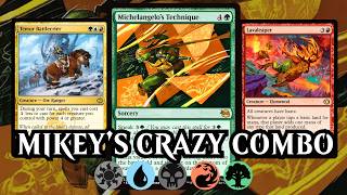 Michelango's Technique PUSHES Combo Action! | MTG Arena Standard Temur TMNT