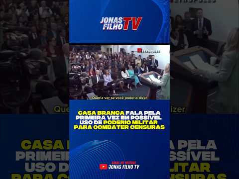 Casa Branca fala e uso de poderio militar para combater censuras #noticias #política #governo