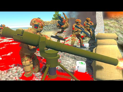 RAVENFIELD - Massive NPC Wars! Active Ragdoll Physics! 500 Bots Battle! #22