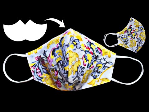 😷Very Easy New Style Pattern Mask😷 - Face Mask Sewing Tutorial - Anyone Can Make This Mask😷