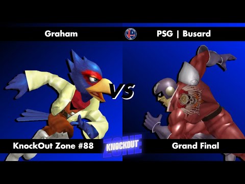 KnockOut Zone #88 - SSBM Grand Final - Graham (Falco) vs Busard (Captain Falcon)